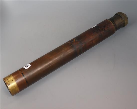 A Watson and Son WWI military telescope